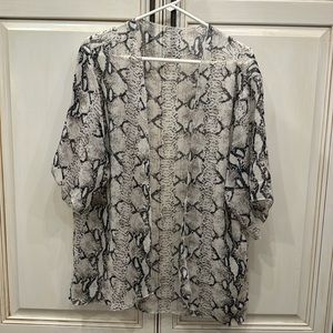 Snakeskin kimono